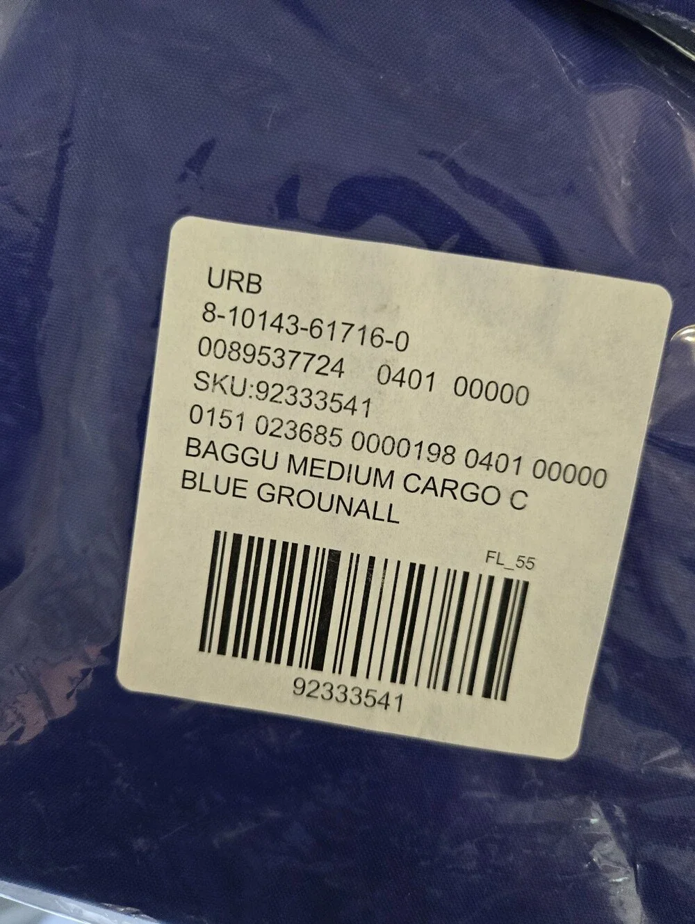 BAGGU Bag in Royal Blue - Casual Everyday Carry - Picture 4 of 4